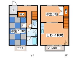 ファ－ストテラスの物件間取画像